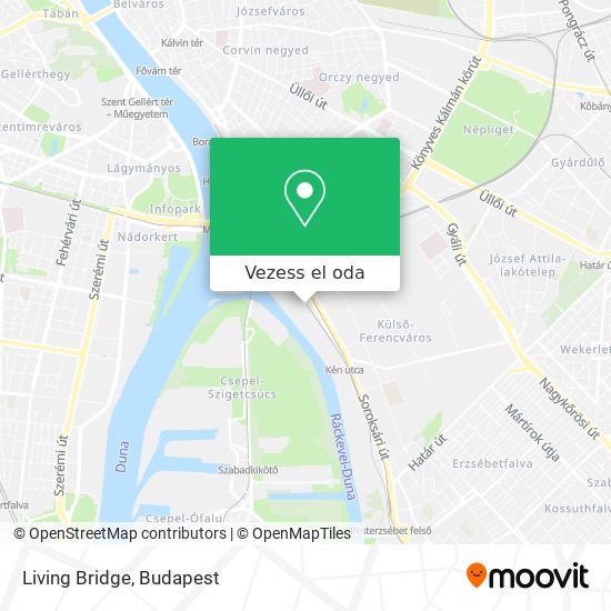 Living Bridge térkép