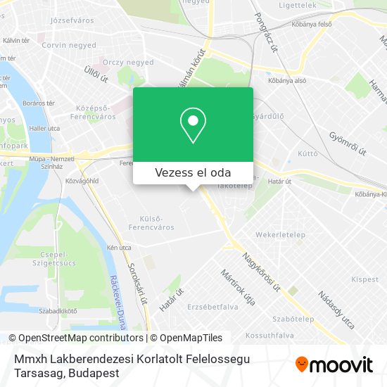 Mmxh Lakberendezesi Korlatolt Felelossegu Tarsasag térkép