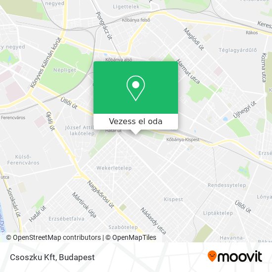 Csoszku Kft térkép
