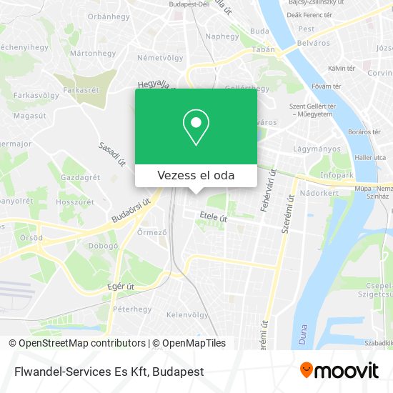 Flwandel-Services Es Kft térkép