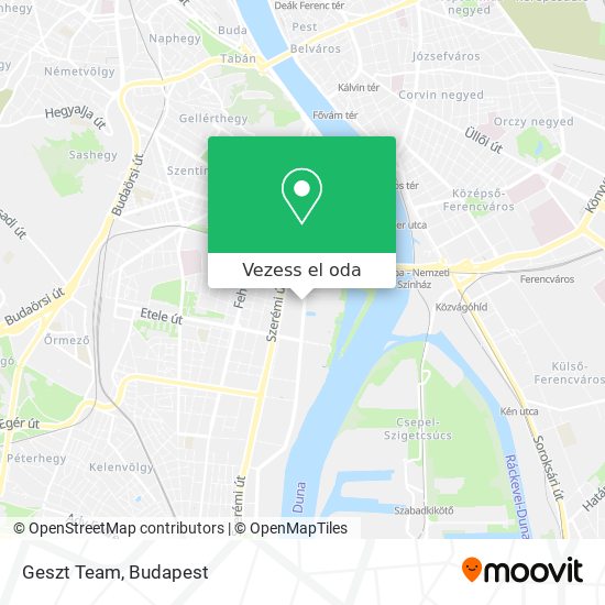 Geszt Team térkép