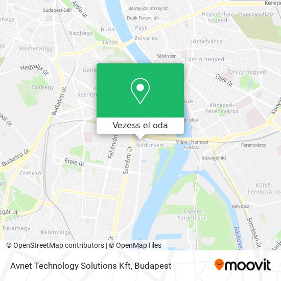 Avnet Technology Solutions Kft térkép