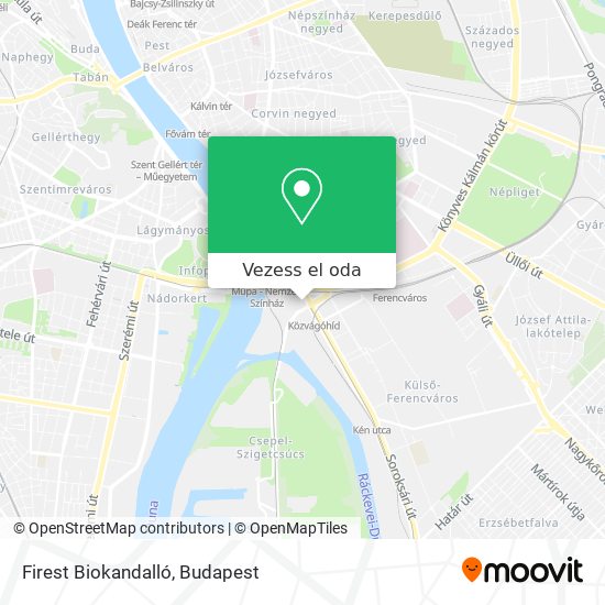 Firest Biokandalló térkép