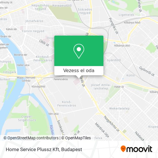 Home Service Plussz Kft térkép