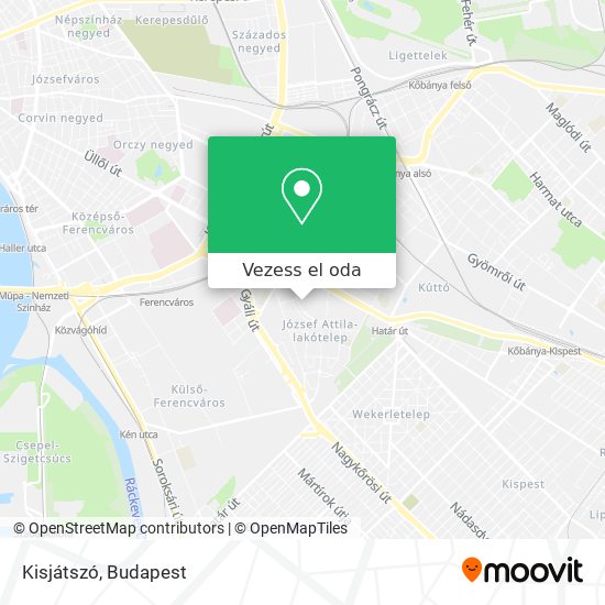 Kisjátszó térkép