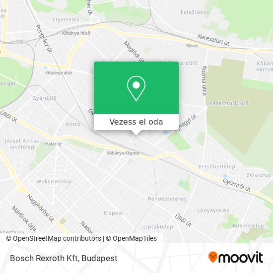 Bosch Rexroth Kft térkép