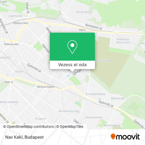Nav Keki térkép