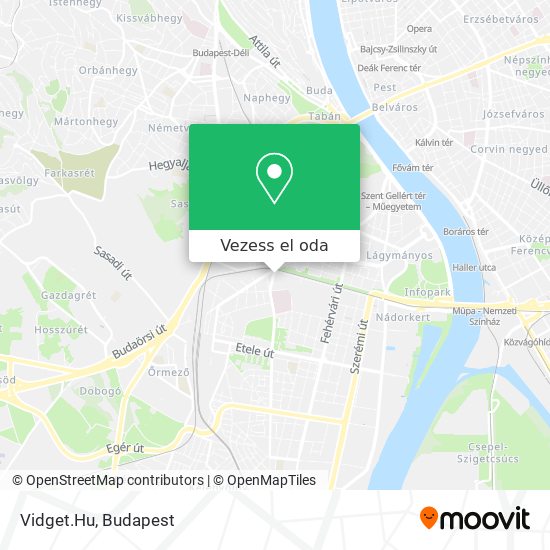Vidget.Hu térkép