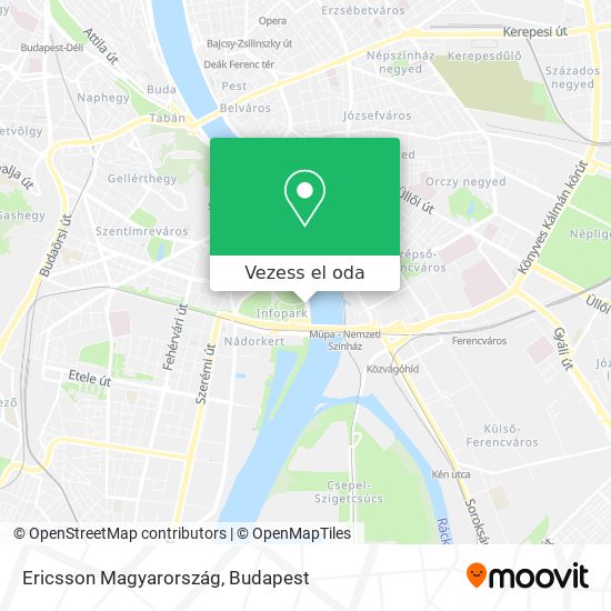 Ericsson Magyarország térkép