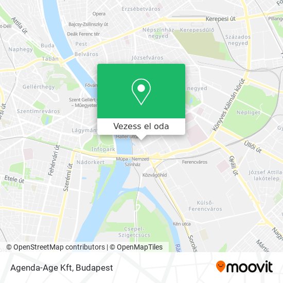 Agenda-Age Kft térkép
