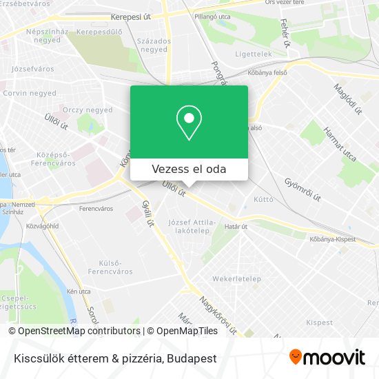 Kiscsülök étterem & pizzéria térkép