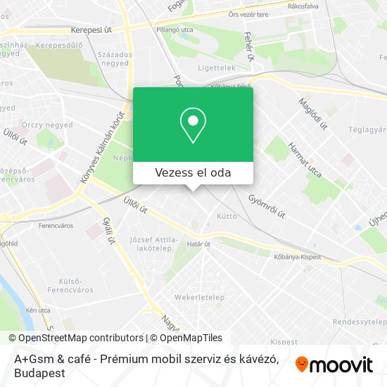 A+Gsm & café - Prémium mobil szerviz és kávézó térkép