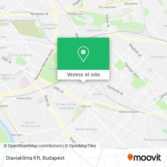 Diaviaklíma Kft térkép