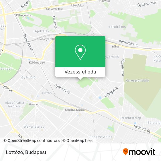 Lottózó térkép