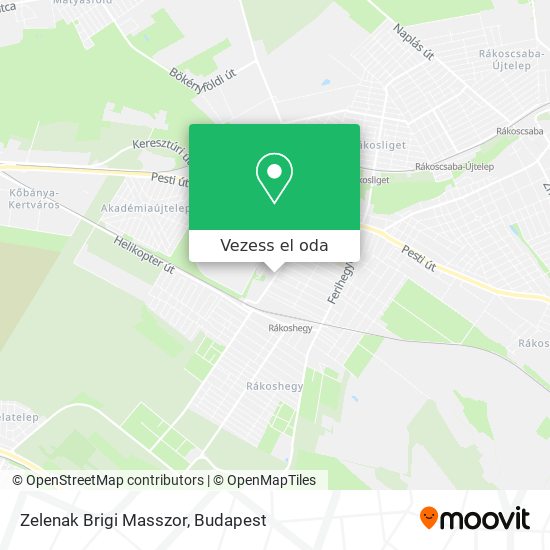Zelenak Brigi Masszor térkép