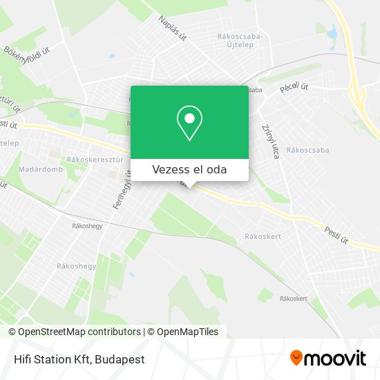 Hifi Station Kft térkép