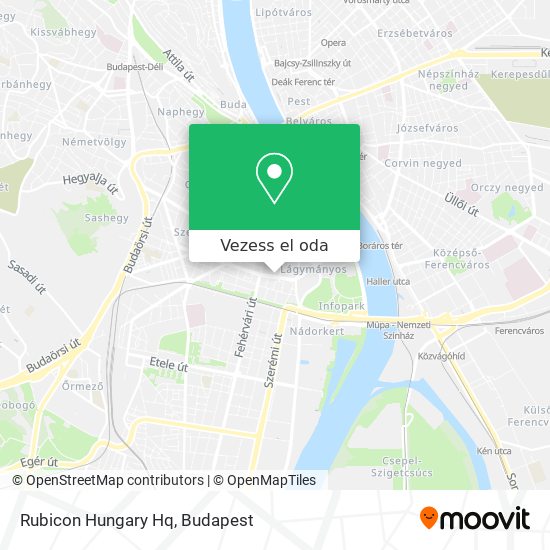 Rubicon Hungary Hq térkép
