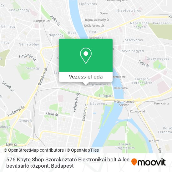 576 Kbyte Shop Szórakoztató Elektronikai bolt Allee bevásárlóközpont térkép