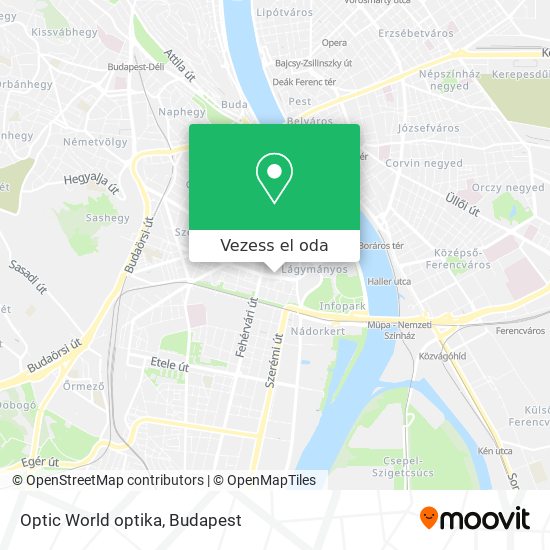 Optic World optika térkép