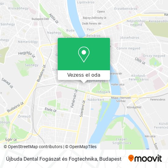 Újbuda Dental Fogászat és Fogtechnika térkép