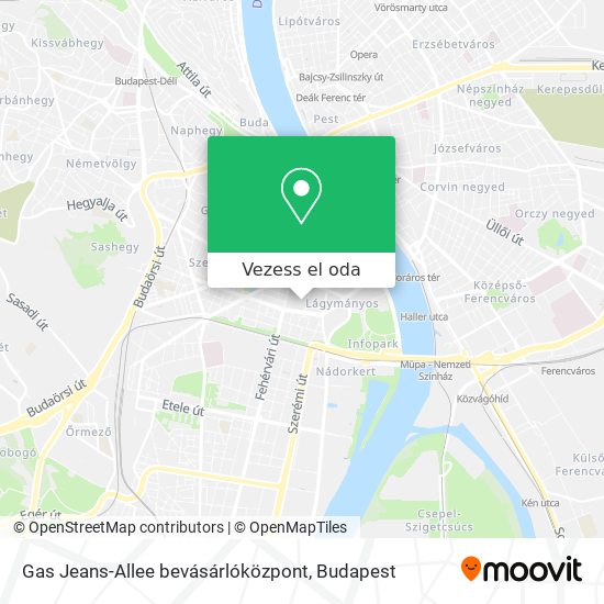Gas Jeans-Allee bevásárlóközpont térkép