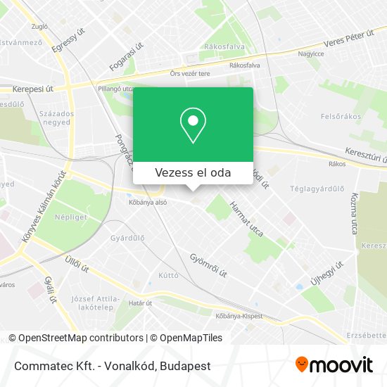Commatec Kft. - Vonalkód térkép