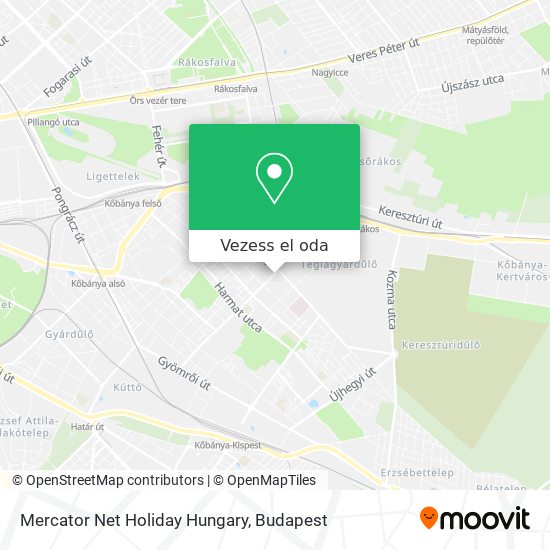 Mercator Net Holiday Hungary térkép