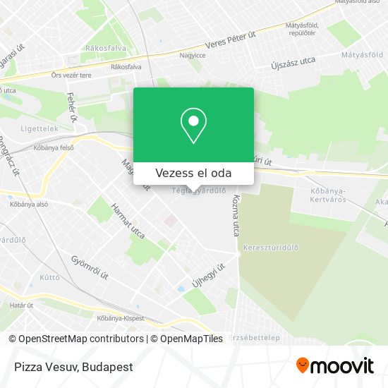 Pizza Vesuv térkép