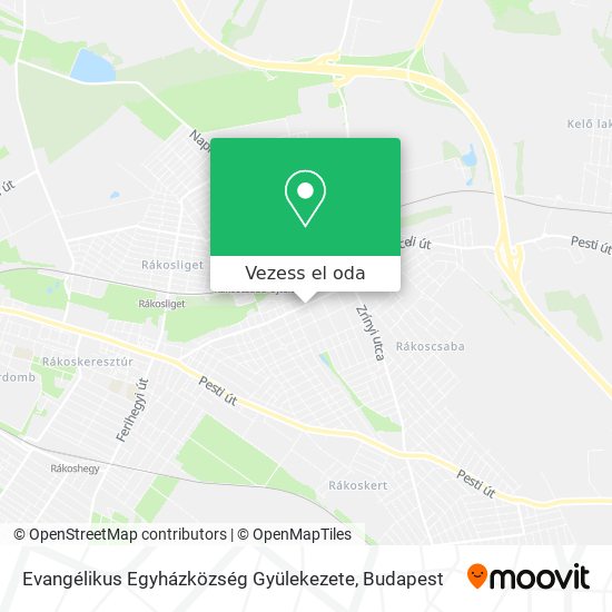 Evangélikus Egyházközség Gyülekezete térkép