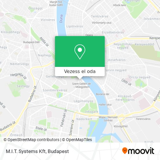 M.I.T. Systems Kft térkép
