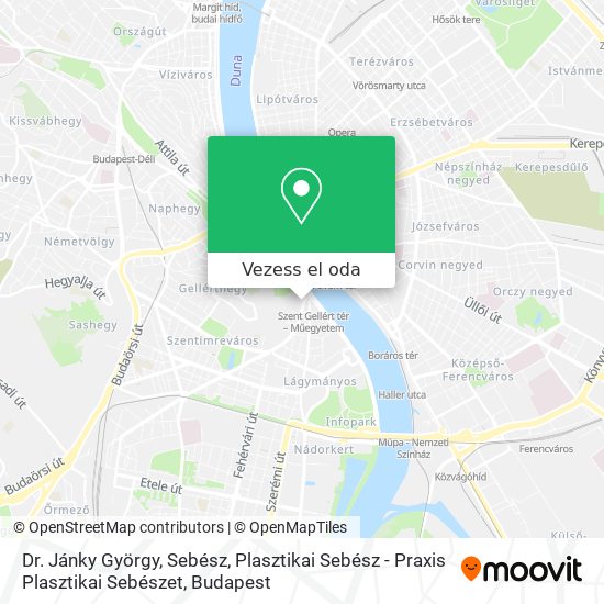 Dr. Jánky György, Sebész, Plasztikai Sebész - Praxis Plasztikai Sebészet térkép