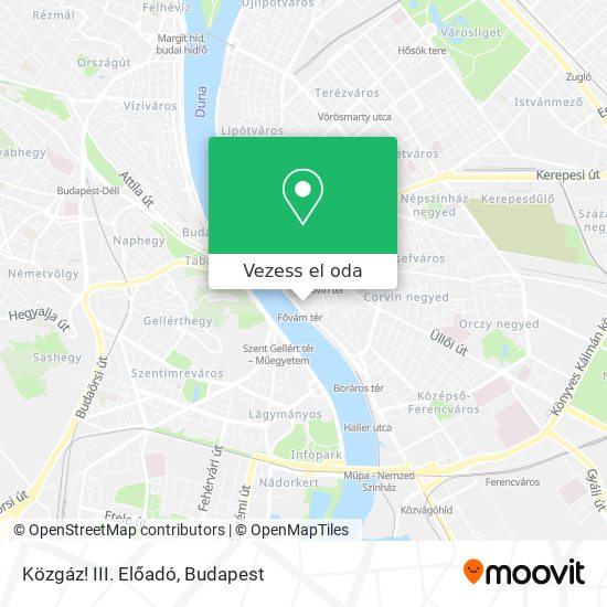 Közgáz! III. Előadó térkép
