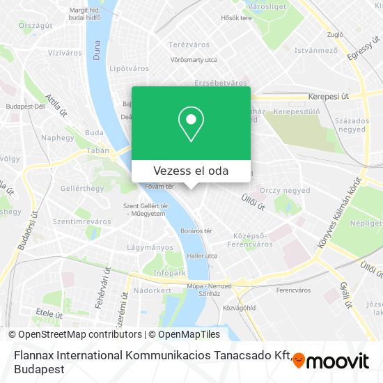 Flannax International Kommunikacios Tanacsado Kft térkép