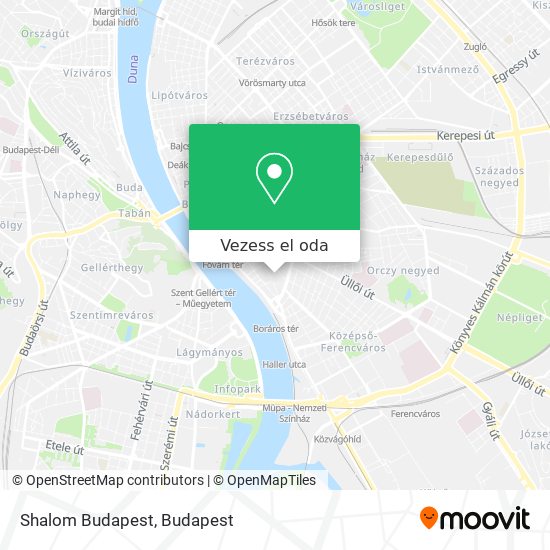 Shalom Budapest térkép