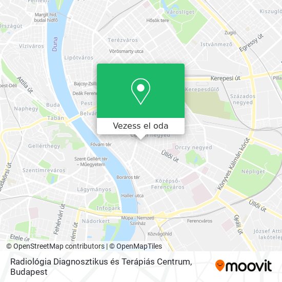 Radiológia Diagnosztikus és Terápiás Centrum térkép