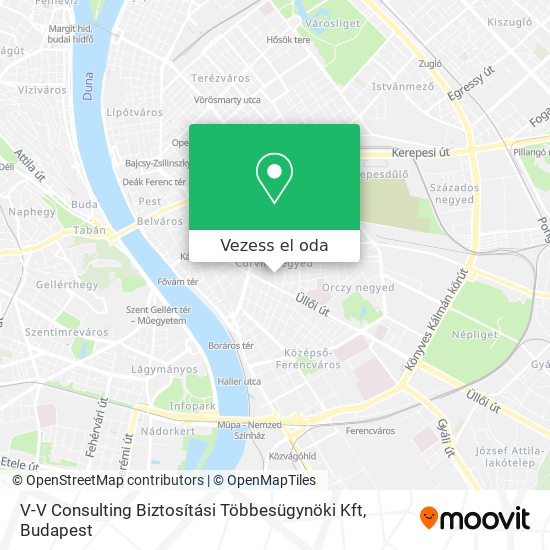 V-V Consulting Biztosítási Többesügynöki Kft térkép