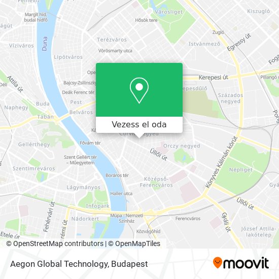Aegon Global Technology térkép
