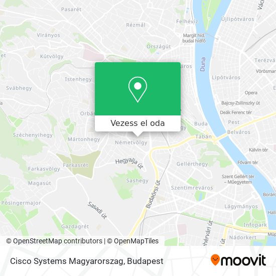 Cisco Systems Magyarorszag térkép