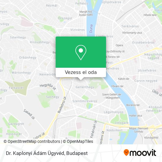 Dr. Kaplonyi Ádám Ügyvéd térkép