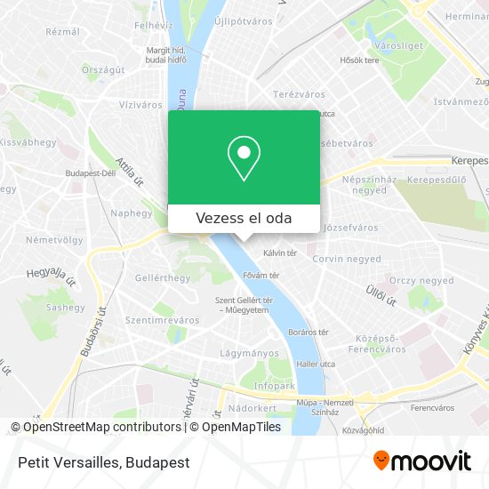 Petit Versailles térkép
