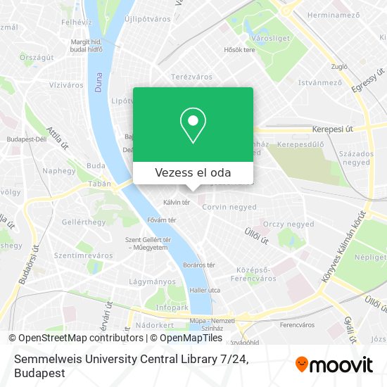 Semmelweis University Central Library 7 / 24 térkép