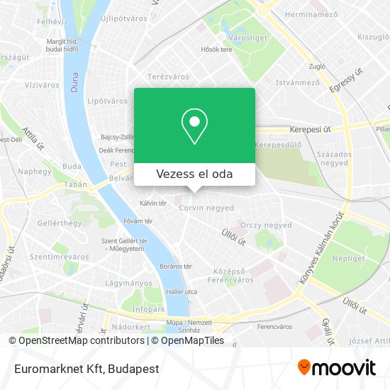 Euromarknet Kft térkép