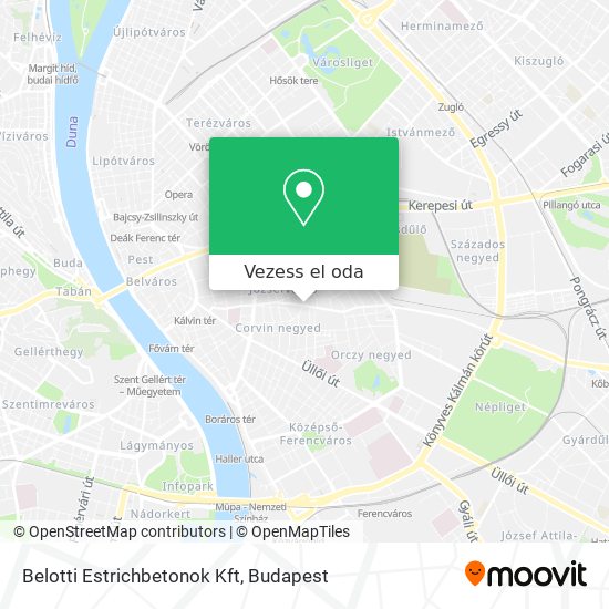 Belotti Estrichbetonok Kft térkép