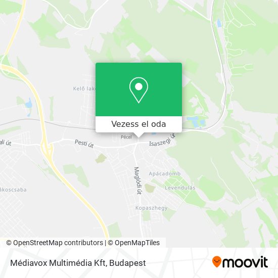 Médiavox Multimédia Kft térkép