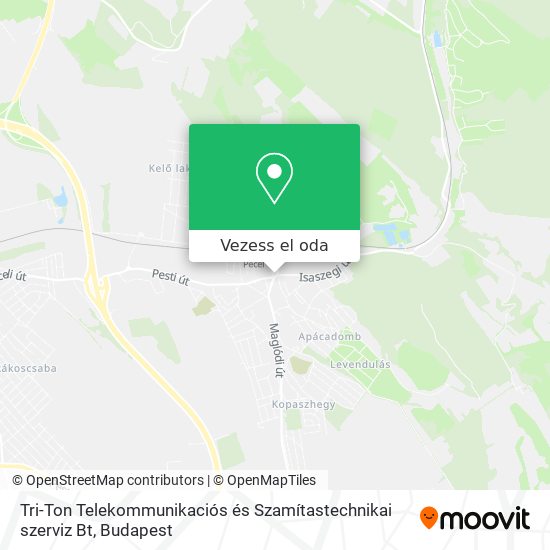 Tri-Ton Telekommunikaciós és Szamítastechnikai szerviz Bt térkép