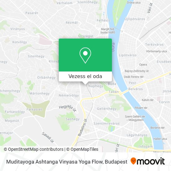 Muditayoga Ashtanga Vinyasa Yoga Flow térkép