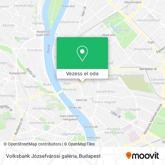 Volksbank Józsefvárosi galéria térkép