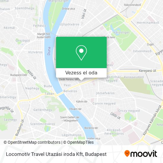 Locomotív Travel Utazási iroda Kft térkép