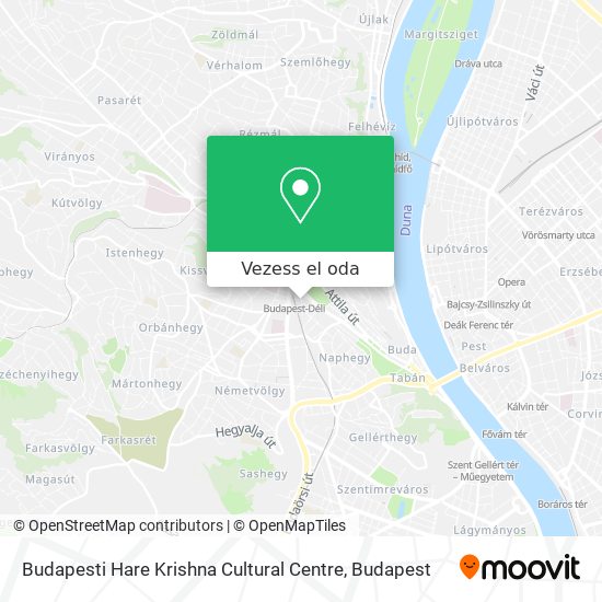 Budapesti Hare Krishna Cultural Centre térkép
