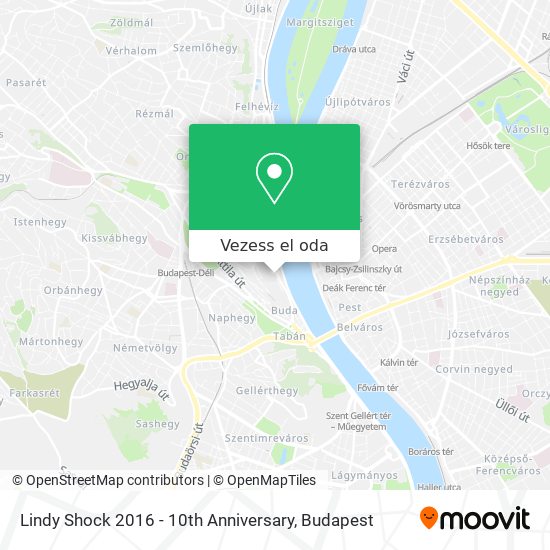 Lindy Shock 2016 - 10th Anniversary térkép